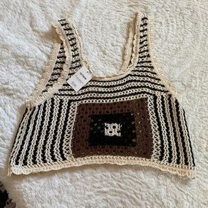 Multi-color Crochet Top From Cotton On (new with tags)